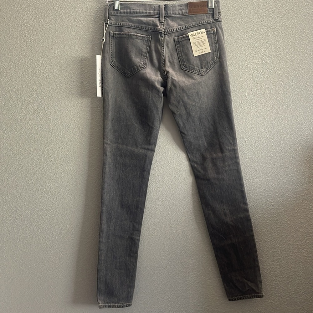 Wildfox New With Tags Mid Rise Skinny Jeans Size 25 - Picture 2 of 6